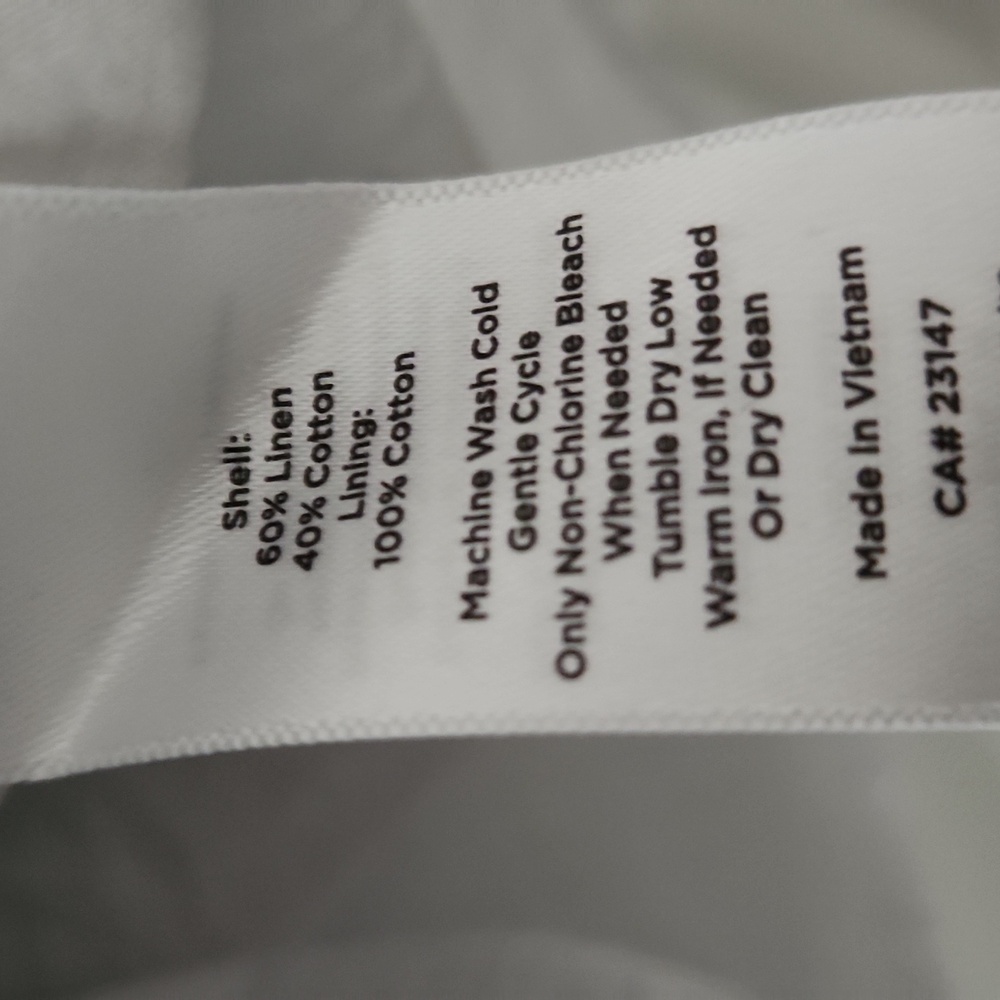 Talbots Linen Blend Midi Skirt Size XL - Picture 4 of 7